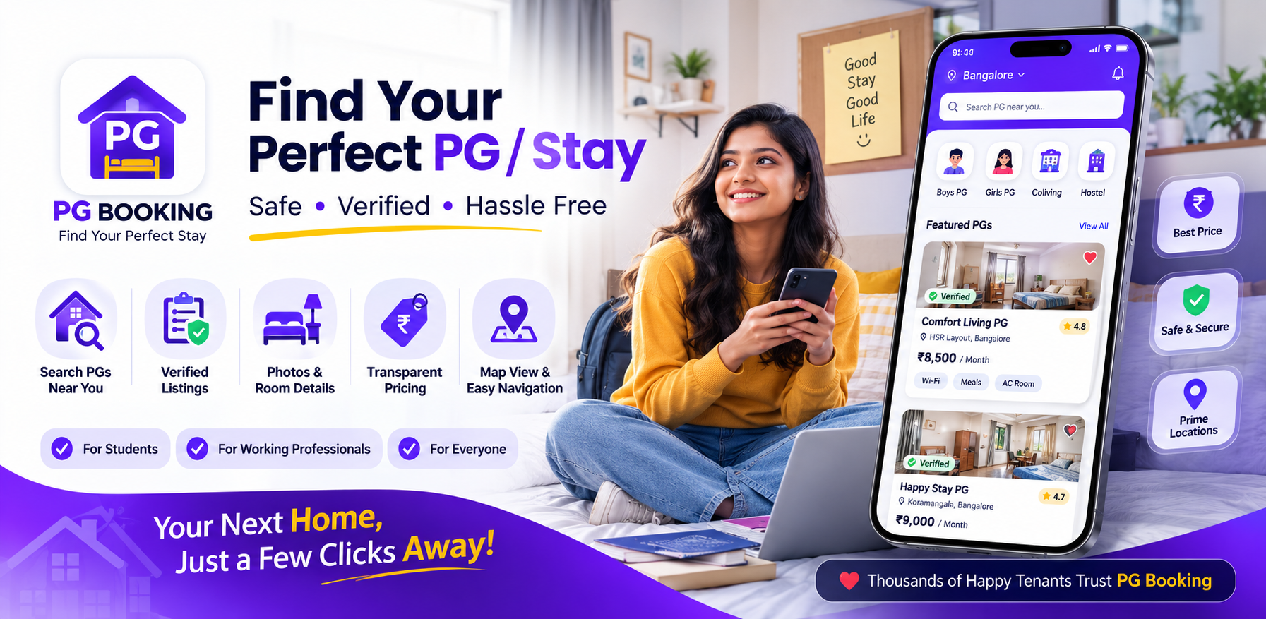 PG Booking App